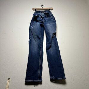 Salvage Supply Co Denim Jeans Pants Men 36x32 Blue Y2K Punk Western Distressed